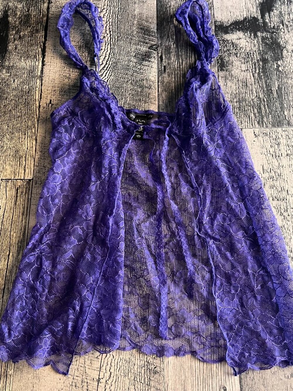 vintage y2k victorias secret purple lace slip